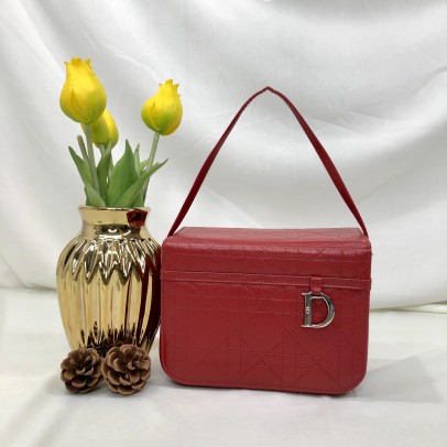 CHRISTIAN DIOR Vintage Cannage Vanity Mini Handbag - SHW