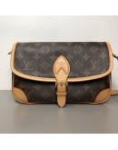 LOUIS VUITTON Monogram Diane with Fuchsia Shoulder Strap – GHW (Microchip – Year 2022)