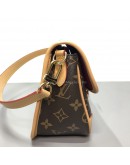 LOUIS VUITTON Monogram Diane with Fuchsia Shoulder Strap – GHW (Microchip – Year 2022)