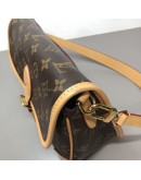 LOUIS VUITTON Monogram Diane with Fuchsia Shoulder Strap – GHW (Microchip – Year 2022)