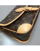 LOUIS VUITTON Monogram Diane with Fuchsia Shoulder Strap – GHW (Microchip – Year 2022)