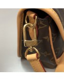 LOUIS VUITTON Monogram Diane with Fuchsia Shoulder Strap – GHW (Microchip – Year 2022)