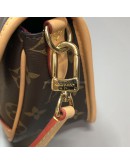 LOUIS VUITTON Monogram Diane with Fuchsia Shoulder Strap – GHW (Microchip – Year 2022)