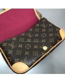 LOUIS VUITTON Monogram Diane with Fuchsia Shoulder Strap – GHW (Microchip – Year 2022)