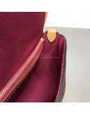 LOUIS VUITTON Monogram Diane with Fuchsia Shoulder Strap – GHW (Microchip – Year 2022)