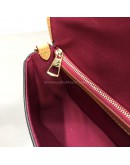 LOUIS VUITTON Monogram Diane with Fuchsia Shoulder Strap – GHW (Microchip – Year 2022)