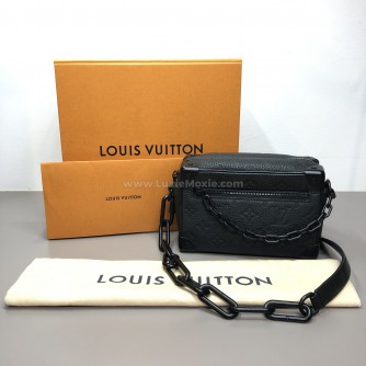 LOUIS VUITTON Mini Soft Trunk Crossbody Bag in Monogram Taurillon Leather – Matte Black Hardware (Receipt Dated Jan 2021)