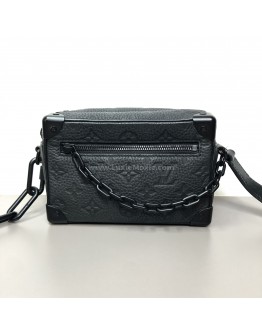 LOUIS VUITTON Mini Soft Trunk Crossbody Bag in Monogram Taurillon Leather – Matte Black Hardware (Receipt Dated Jan 2021)