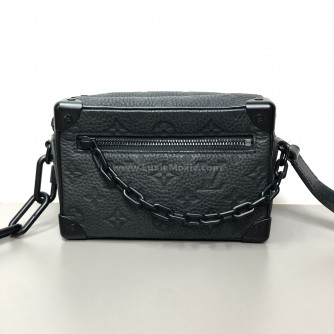 LOUIS VUITTON Mini Soft Trunk Crossbody Bag in Monogram Taurillon Leather – Matte Black Hardware (Receipt Dated Jan 2021)