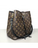 LOUIS VUITTON Monogram NeoNoe MM Drawstring Bucket Bag in Black – GHW (Year 2020)
