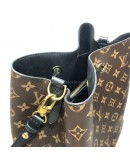 LOUIS VUITTON Monogram NeoNoe MM Drawstring Bucket Bag in Black – GHW (Year 2020)