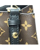 LOUIS VUITTON Monogram NeoNoe MM Drawstring Bucket Bag in Black – GHW (Year 2020)