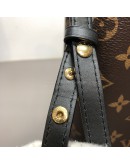 LOUIS VUITTON Monogram NeoNoe MM Drawstring Bucket Bag in Black – GHW (Year 2020)