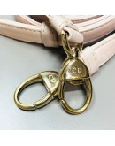 CHRISTIAN DIOR Mini Lady Dior Handbag with Shoulder Strap in Light Pink Cannage Lambskin – GHW (Year 2014)