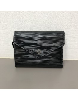 LOUIS VUITTON Victorine Short Wallet in Black Epi Leather – SHW (Year 2019)