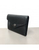 LOUIS VUITTON Victorine Short Wallet in Black Epi Leather – SHW (Year 2019)