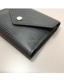 LOUIS VUITTON Victorine Short Wallet in Black Epi Leather – SHW (Year 2019)