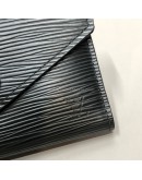 LOUIS VUITTON Victorine Short Wallet in Black Epi Leather – SHW (Year 2019)