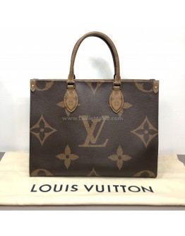 LOUIS VUITTON Monogram OnTheGo MM Tote Bag – GHW (Microchip – Year 2021)