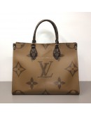 LOUIS VUITTON Monogram OnTheGo MM Tote Bag – GHW (Microchip – Year 2021)