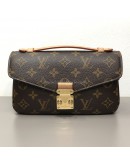 LOUIS VUITTON Monogram Pochette Metis East West with Chain & Shoulder Strap – GHW (Microchip)