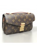 LOUIS VUITTON Monogram Pochette Metis East West with Chain & Shoulder Strap – GHW (Microchip)