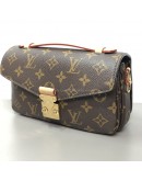 LOUIS VUITTON Monogram Pochette Metis East West with Chain & Shoulder Strap – GHW (Microchip)