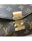 LOUIS VUITTON Monogram Pochette Metis East West with Chain & Shoulder Strap – GHW (Microchip)