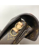 LOUIS VUITTON Monogram Pochette Metis East West with Chain & Shoulder Strap – GHW (Microchip)