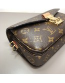 LOUIS VUITTON Monogram Pochette Metis East West with Chain & Shoulder Strap – GHW (Microchip)