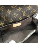 LOUIS VUITTON Monogram Pochette Metis East West with Chain & Shoulder Strap – GHW (Microchip)