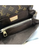 LOUIS VUITTON Monogram Pochette Metis East West with Chain & Shoulder Strap – GHW (Microchip)