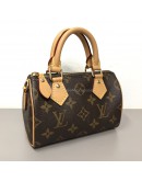 LOUIS VUITTON Monogram Nano Speedy with Shoulder Strap – GHW (Year 2025)