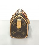 LOUIS VUITTON Monogram Nano Speedy with Shoulder Strap – GHW (Year 2025)