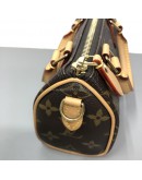 LOUIS VUITTON Monogram Nano Speedy with Shoulder Strap – GHW (Year 2025)