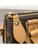 LOUIS VUITTON Monogram Nano Speedy with Shoulder Strap – GHW (Year 2025)