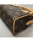 LOUIS VUITTON Monogram Nano Speedy with Shoulder Strap – GHW (Year 2025)