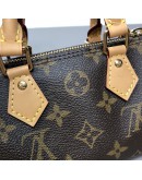 LOUIS VUITTON Monogram Nano Speedy with Shoulder Strap – GHW (Year 2025)