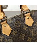 LOUIS VUITTON Monogram Nano Speedy with Shoulder Strap – GHW (Year 2025)