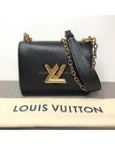 LOUIS VUITTON Twist PM Chain Bag in Black Epi Leather – GHW (Year 2020)