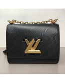 LOUIS VUITTON Twist PM Chain Bag in Black Epi Leather – GHW (Year 2020)