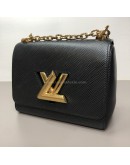 LOUIS VUITTON Twist PM Chain Bag in Black Epi Leather – GHW (Year 2020)