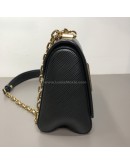 LOUIS VUITTON Twist PM Chain Bag in Black Epi Leather – GHW (Year 2020)