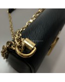 LOUIS VUITTON Twist PM Chain Bag in Black Epi Leather – GHW (Year 2020)