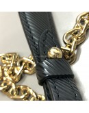 LOUIS VUITTON Twist PM Chain Bag in Black Epi Leather – GHW (Year 2020)