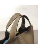 HERMES Picotin Lock 18 Taurillon Handbag in Etoupe – GHW (Stamp Z – Year 2021)