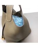 HERMES Picotin Lock 18 Taurillon Handbag in Etoupe – GHW (Stamp Z – Year 2021)