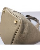 HERMES Picotin Lock 18 Taurillon Handbag in Etoupe – GHW (Stamp Z – Year 2021)