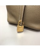 HERMES Picotin Lock 18 Taurillon Handbag in Etoupe – GHW (Stamp Z – Year 2021)
