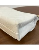 CHANEL Enchained Small Flap Bag in White Calfskin – Aged Gold Hardware (29 Series – Year 2019)